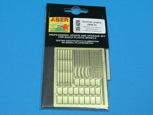 Aber 35A029 Niemieckie tablice rejestracyjne (II Wojna Światowa) 1/35 – imagen 3