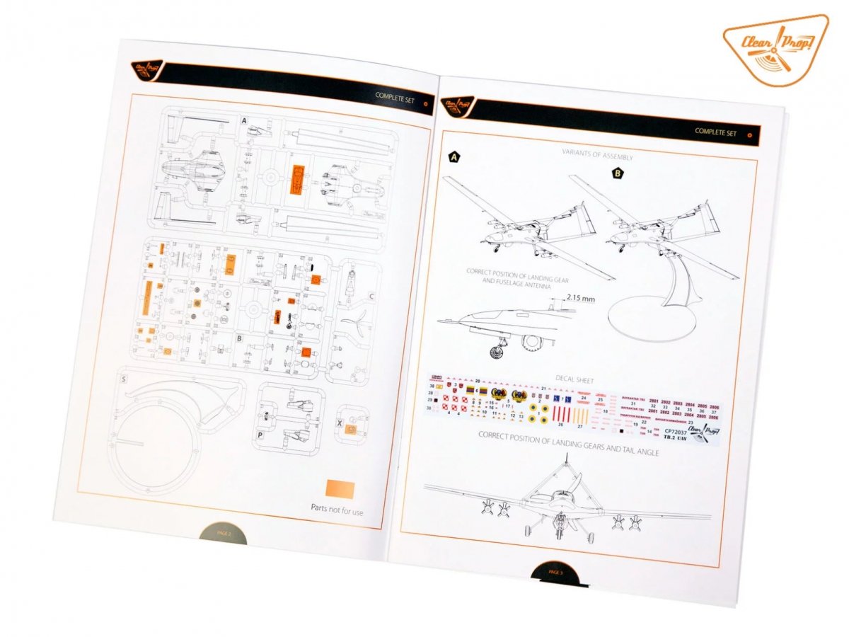 Clear Prop! CP72037 TB.2 UAV in Polish service STARTER KIT 1/72 – image 11