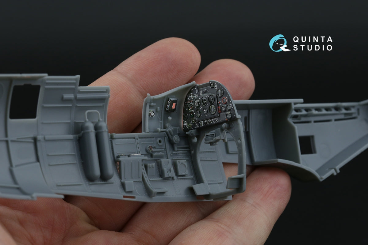 Quinta Studio QD32244 Spitfire Mk.V 3D-Printed &amp;amp; colored Interior on decal paper (Kotare) 1/32 – image 7