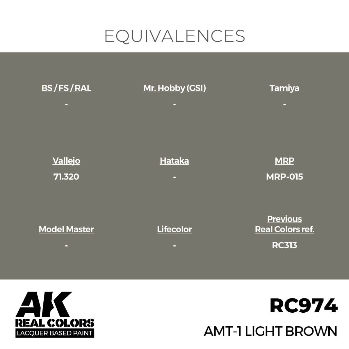 AK Interactive RC974 AMT-1 Light Brown 17 ml – immagine 3