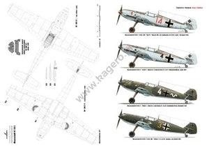 Kagero 7134 Messerchmitt Bf 109 E E-1/E-3/E-4/E-7 models EN/PL – zdjęcie 3