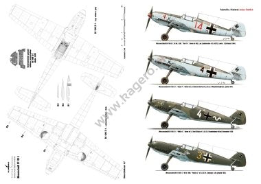 Kagero 7134 Messerchmitt Bf 109 E E-1/E-3/E-4/E-7 models EN/PL – zdjęcie 3