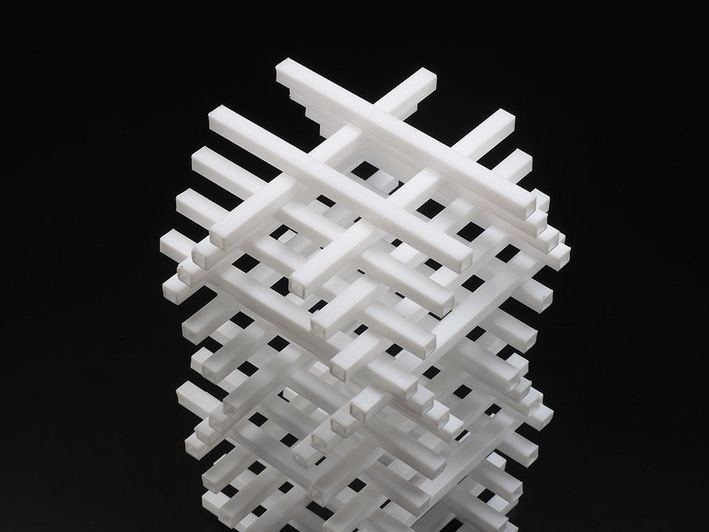 Tamiya 70262 Poutres en plastique Tube carré de 5 mm (4 pièces) – image 3