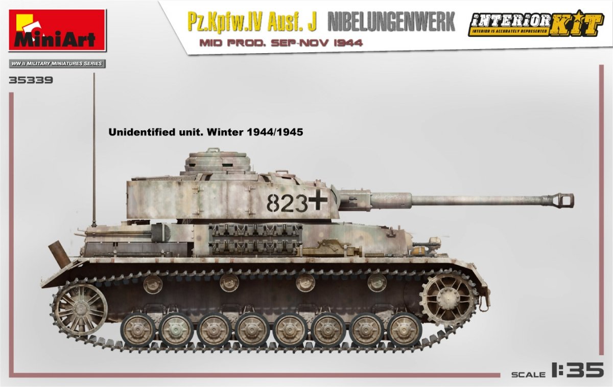 MiniArt 35339 Pz.Kpfw.IV Ausf. J Nibelungenwerk. MID PROD. SEP-NOV 1944 INTERIOR KIT 1/35 – Bild 10