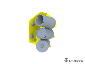 E.T. Model P35-210 Smoke launcher for WWII German Tank (Late version) ( 3D Printed ) 1/35 – zdjęcie 2