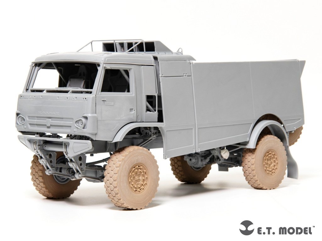 E.T. Model P35-131 KAMAZ-43509 Truck Sagged wheels &amp;amp; Spare Wheels for Zvezda kit 1/35 – zdjęcie 4