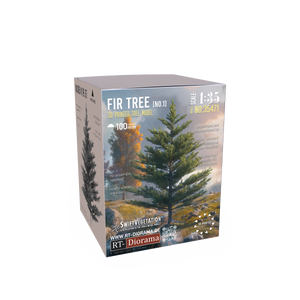 RT-Diorama 35471 FIR TREE - 3D Printed Tree Model 1/35