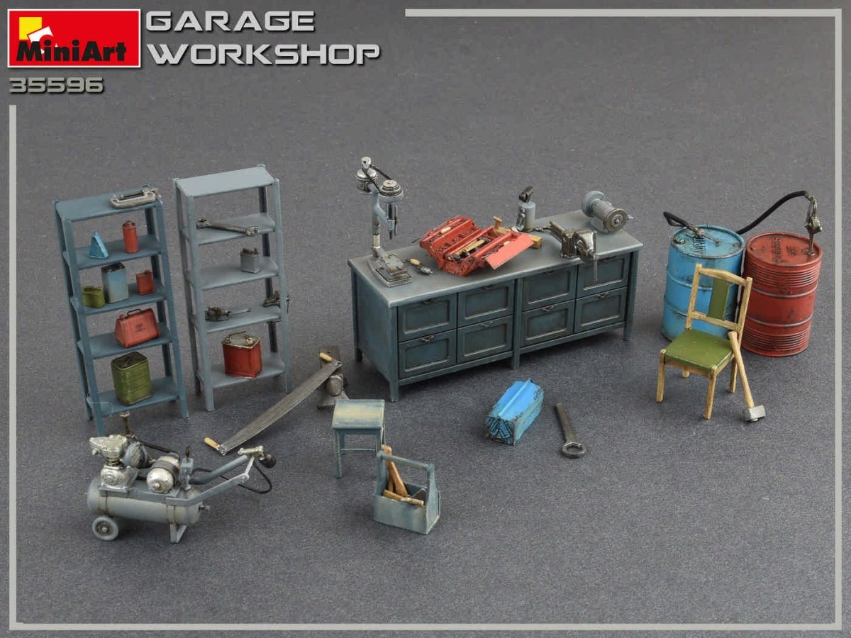 MiniArt 35596 Garage Workshop 1/35 – immagine 3