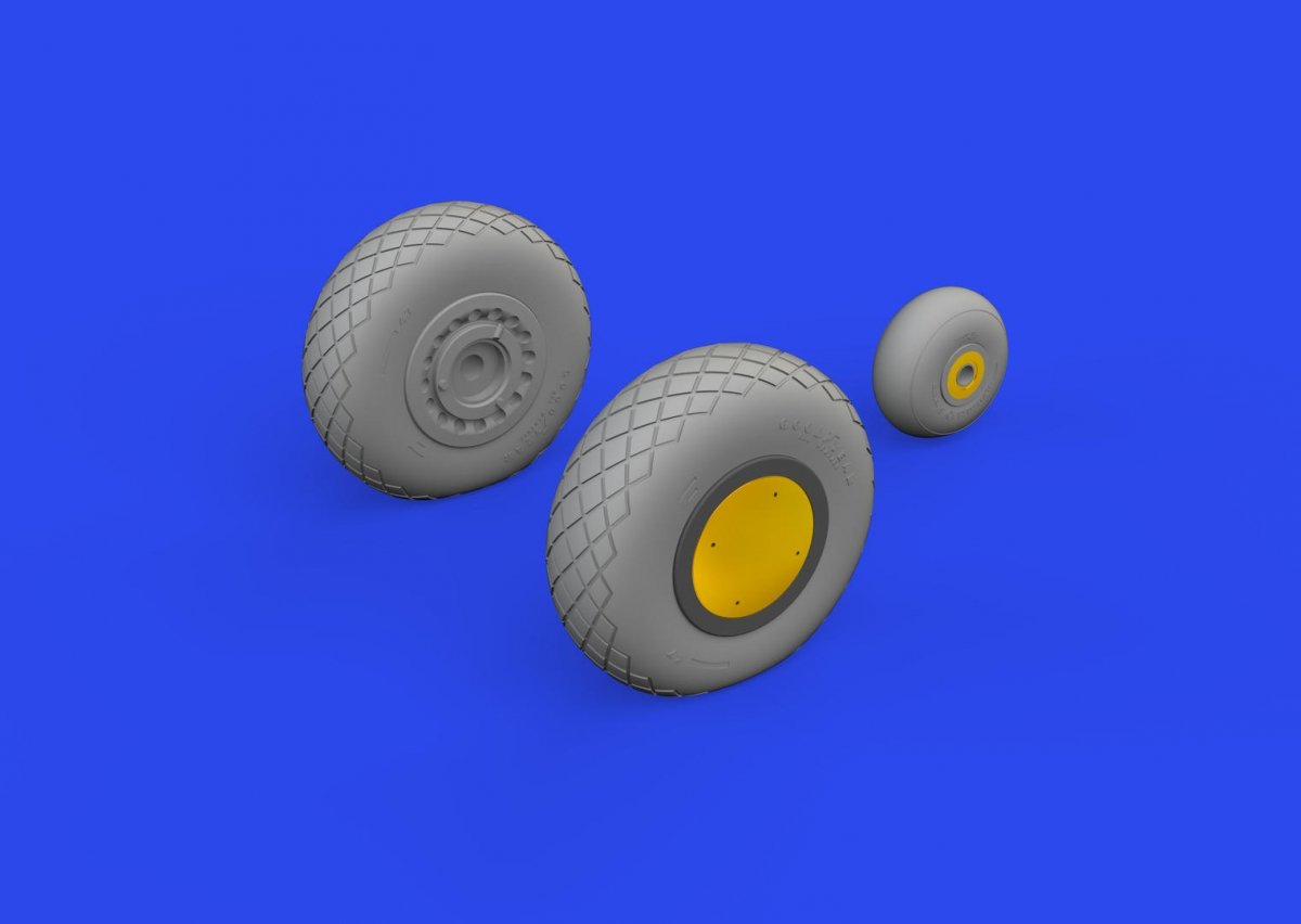 Eduard 632197 A-20G wheels HONG KONG MODELS 1/32 – zdjęcie 2