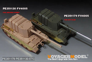 Kit de mise à niveau Voyager Model PE351179 pour char lourd britannique moderne FV 4005 II (pour AFV AF35405) à l&amp;#39;échelle 1/35 – image 2