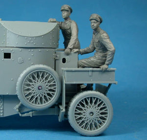 Modèle réduit Copper State Models F35-005 : Membre d&amp;#39;équipage d&amp;#39;une division de véhicules blindés de la RNAS britannique observant, échelle 1/35  – image 3