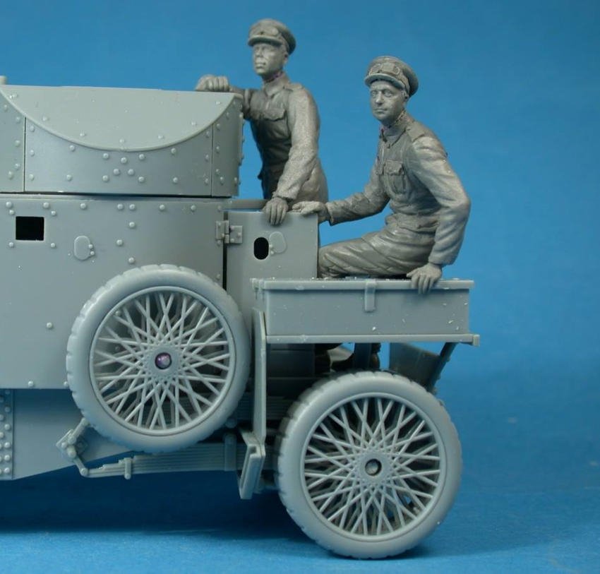Modèle réduit Copper State Models F35-005 : Membre d&amp;#39;équipage d&amp;#39;une division de véhicules blindés de la RNAS britannique observant, échelle 1/35  – image 3
