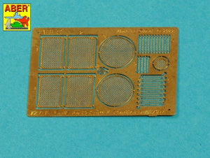 Grilles Aber 72A16 pour German Panther, Ausf.A/D / PzKpfw. V, Ausf.A/D, Panther - Grilles 1/72