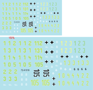 Star Decals 72-A1019 Western Front Tigers # 1 1/72 – Bild 3