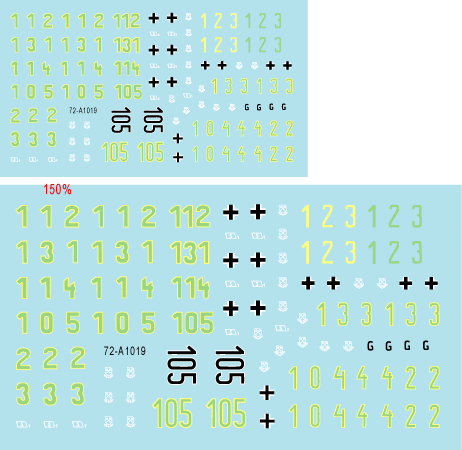 Star Decals 72-A1019 Western Front Tigers # 1 1/72 – Bild 3