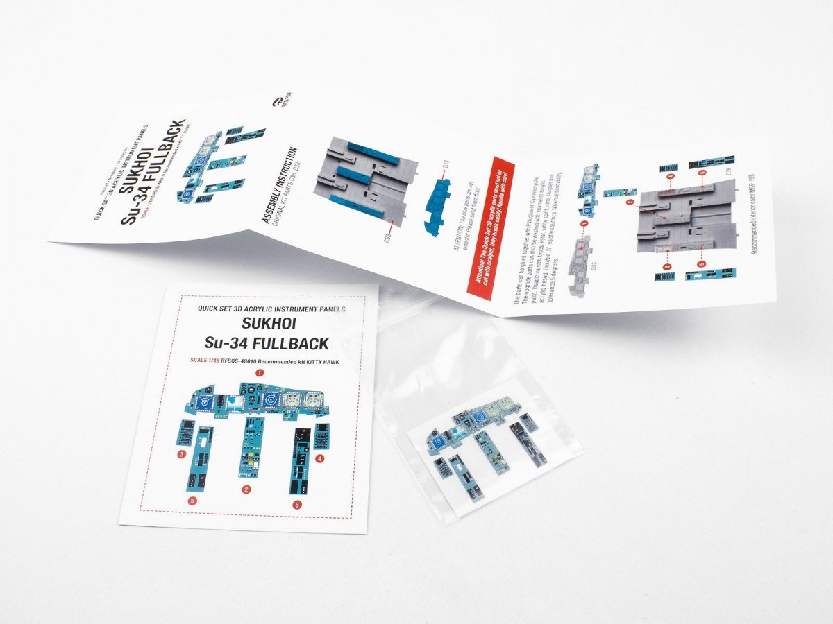 Red Fox Studio QS-48010 Su-34 FULLBACK 1/48 – Bild 3