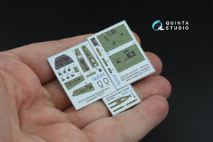 Quinta Studio QD72198 Bristol Beaufighter Mk.X 3D-Printed coloured Interior on decal paper (Hasegawa) 1/72 – immagine 3