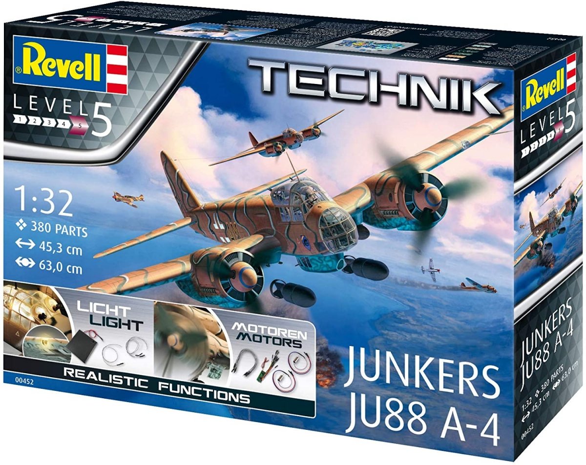 Revell 00452 Junkers Ju88 A-4 Technik 1/32 – Bild 2