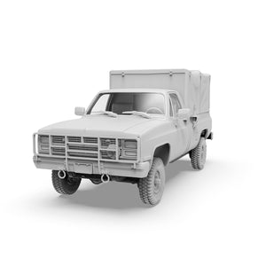 AK Interactive AK35031 M1008 TROOP CARRIER WITH TARP 1/35 – immagine 4