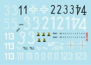 Star Decals 35-C1333 Tiger I. sPzAbt 502 # 1. Initial / Early production Tigers 1942-43. 1/35 – imagen 2