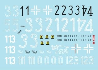 Star Decals 35-C1333 Tiger I. sPzAbt 502 # 1. Initial / Early production Tigers 1942-43. 1/35 – imagen 2