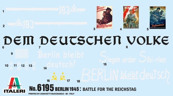 Italeri 6195 Battle for the Reichstag 1945 - BATTLE SET 1/72 – Bild 10