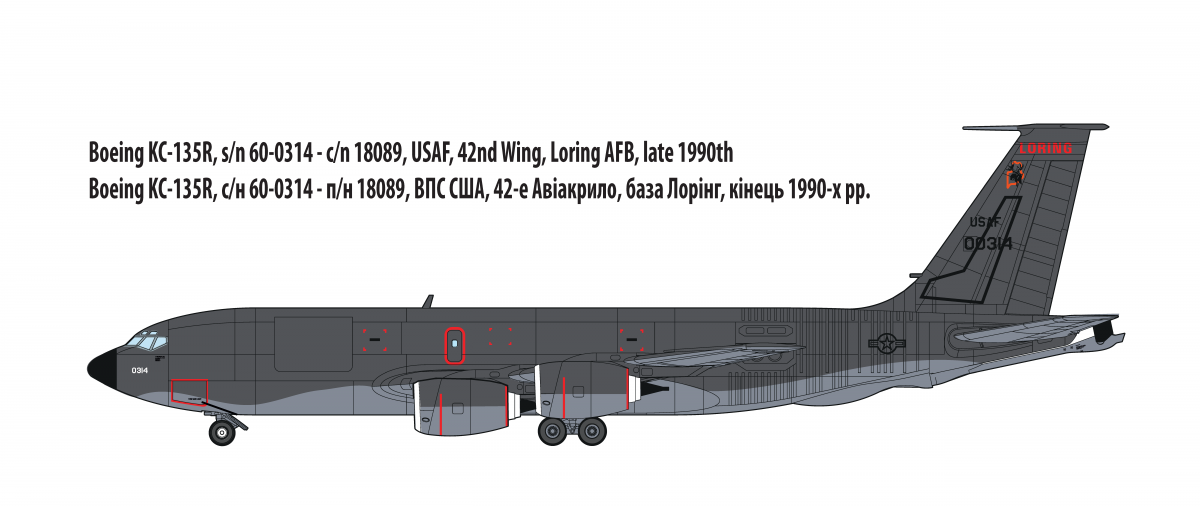 Roden 350 Boeing KC-135R Stratotanker 1/144 – imagen 2