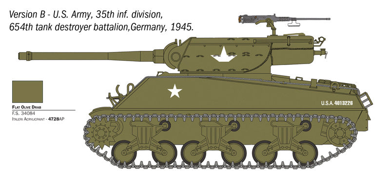 Italeri 96538 M36B1 90mm GMC 1/35 – Bild 5