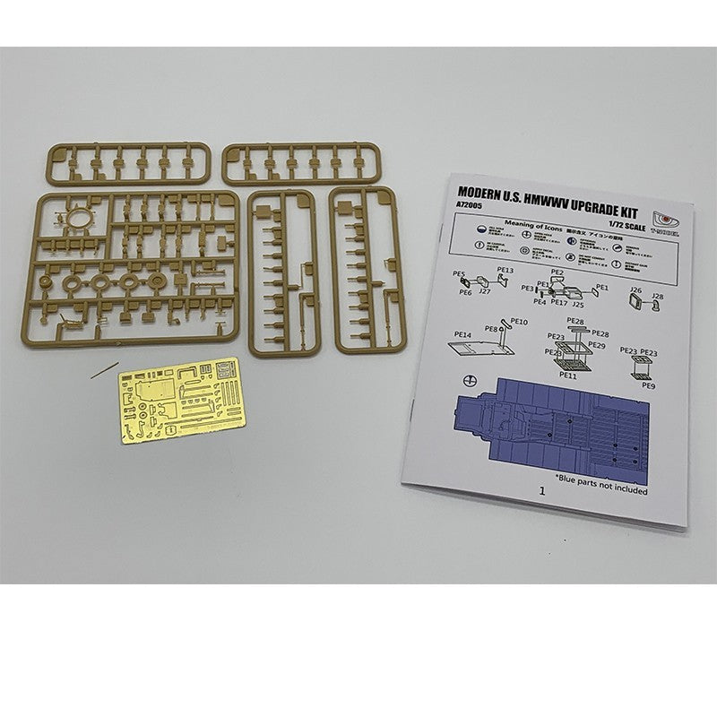 T-Model A72005 Modern U.S. HMMWV Upgrade Set 1/72 – imagen 4