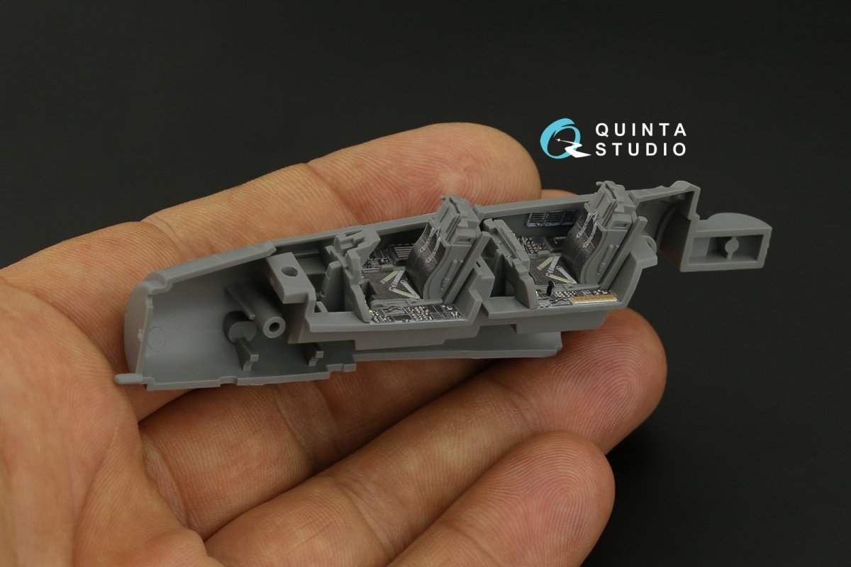 Quinta Studio QD72039 F-15E 3D-Printed &amp;amp; coloured Interior on decal paper (Academy) 1/72 – immagine 6