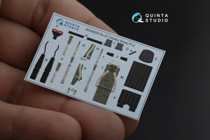 Quinta Studio QD48203 Su-27 3D-Printed &amp;amp; coloured Interior on decal paper ( Hobby Boss ) 1/48 – zdjęcie 11