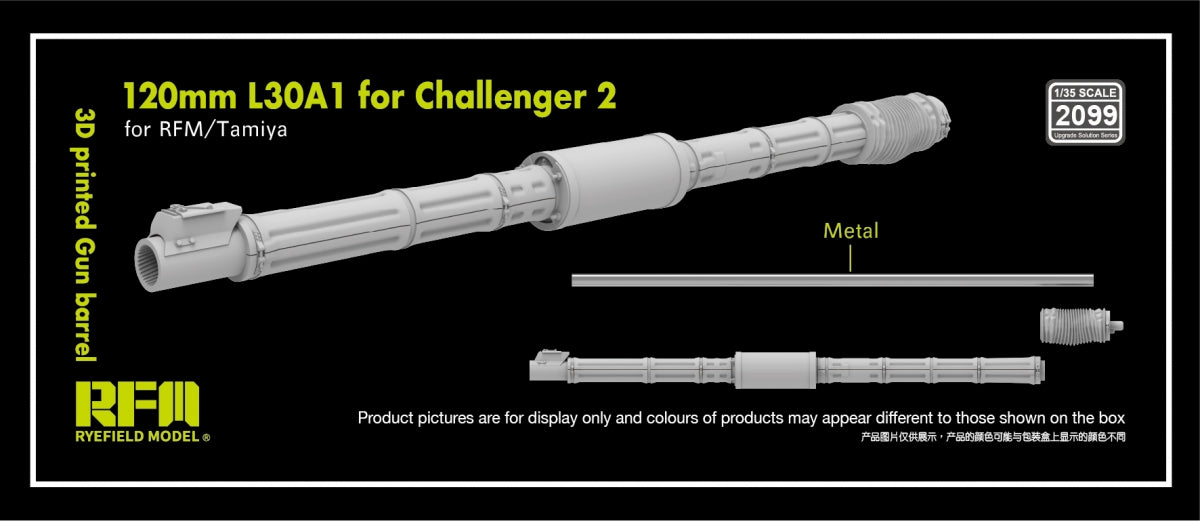 Rye Field Model 2099 120mm L30A1 for Challenger II (RFM Tamiya) 1/35