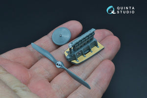 Intérieur imprimé en 3D et coloré sur papier décalcomanie Quinta Studio QD48187 Albatros D.III OEFFAG (pour kit Eduard) 1/48  – image 8