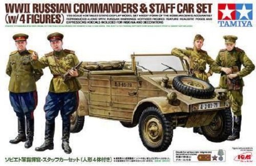 Tamiya 25153 WWII Russian Commanders & Staff Car Set 1/35