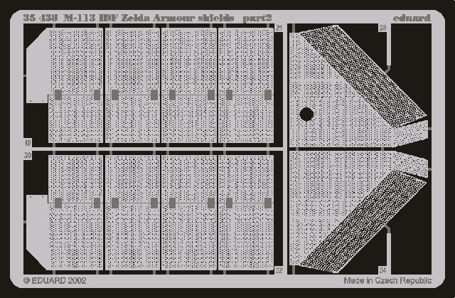 Eduard 35438 M-113 IDF Zelda armour shields 1/35 Academy – Bild 2