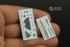 Quinta Studio QD48410 Hurricane family 3D-Printed &amp;amp; coloured Interior on decal paper (Arma Hobby) 1/48 – immagine 11
