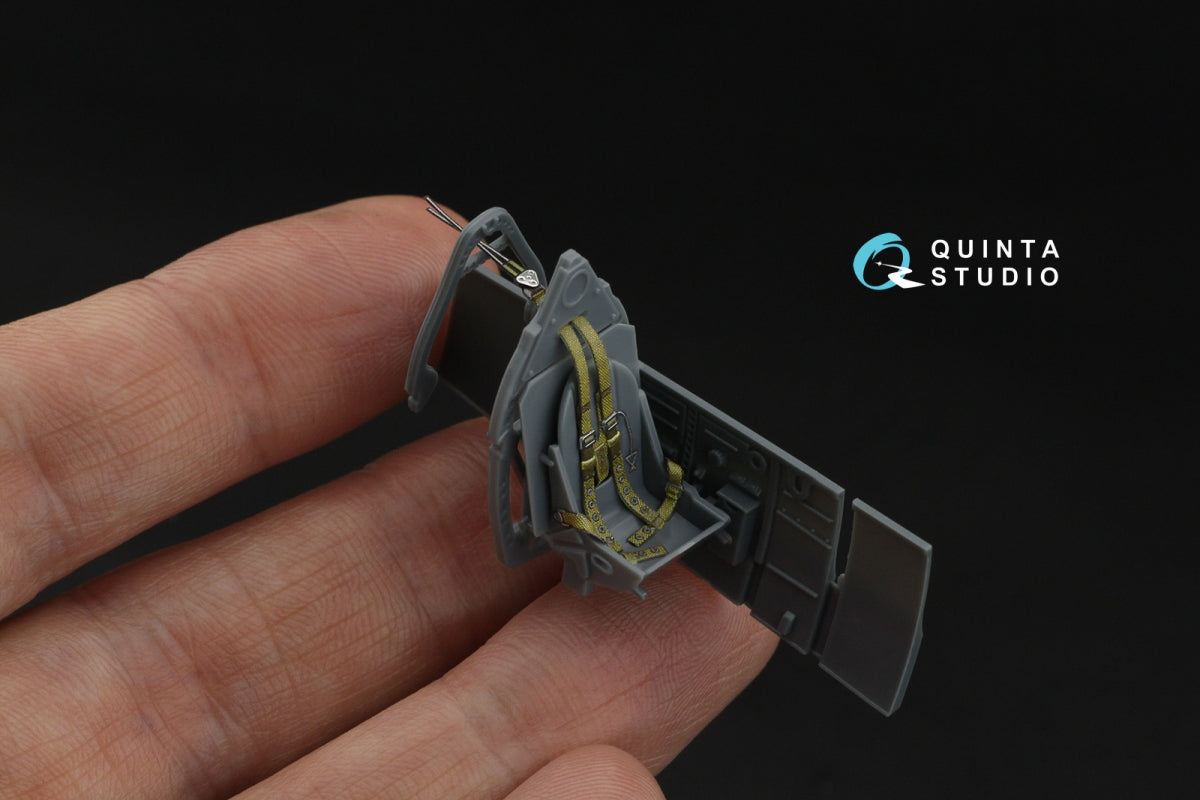Quinta Studio QR+48102 British Fighter seatbelts (pre-war/early WWII) (with metal buckles) (All kits) 1/48 – imagen 5