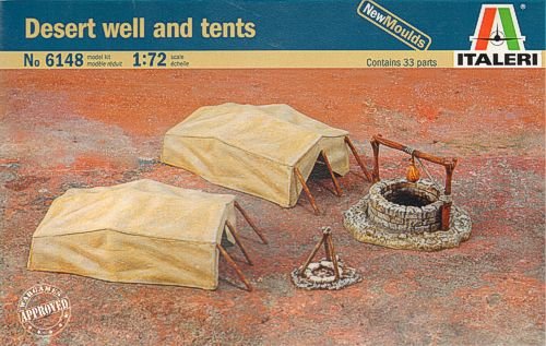 Italeri 6148 Puits et tentes du désert 1/72