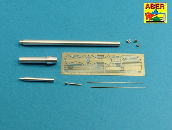 Ensemble de canons Aber 35L-225 pour char lourd allemand MAUS (1/35)