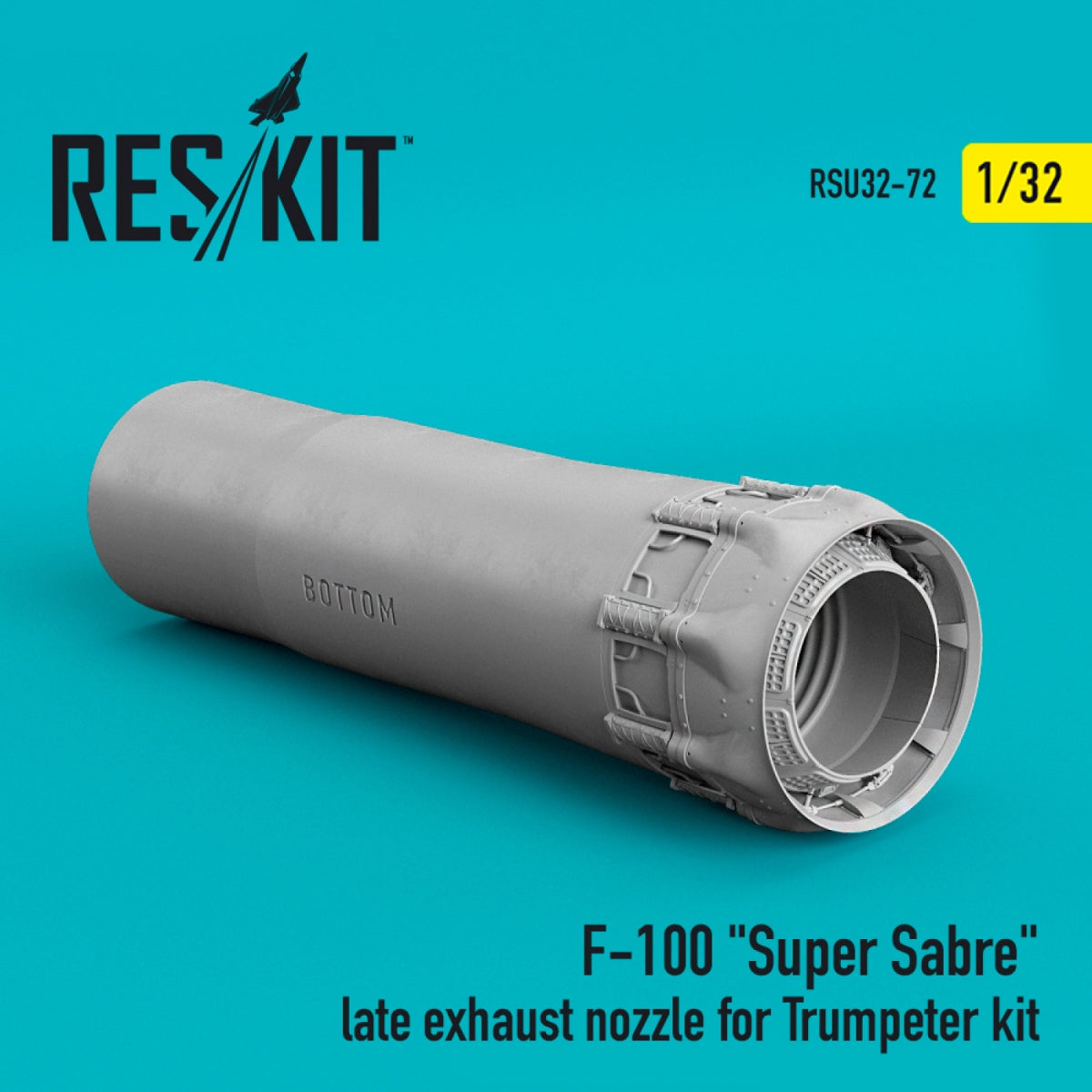 RESKIT RSU32-0072 F-100 &amp;quot;SUPER SABRE&amp;quot; LATE EXHAUST NOZZLE FOR TRUMPETER KIT 1/32