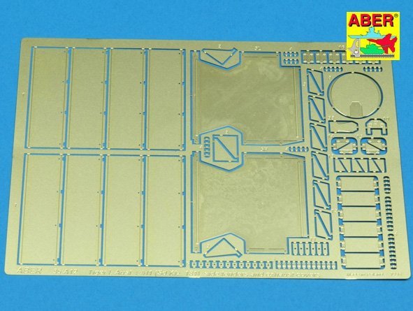 Aber 35A012 Błotniki boczne do Tiger I, E/ H1 1/35
