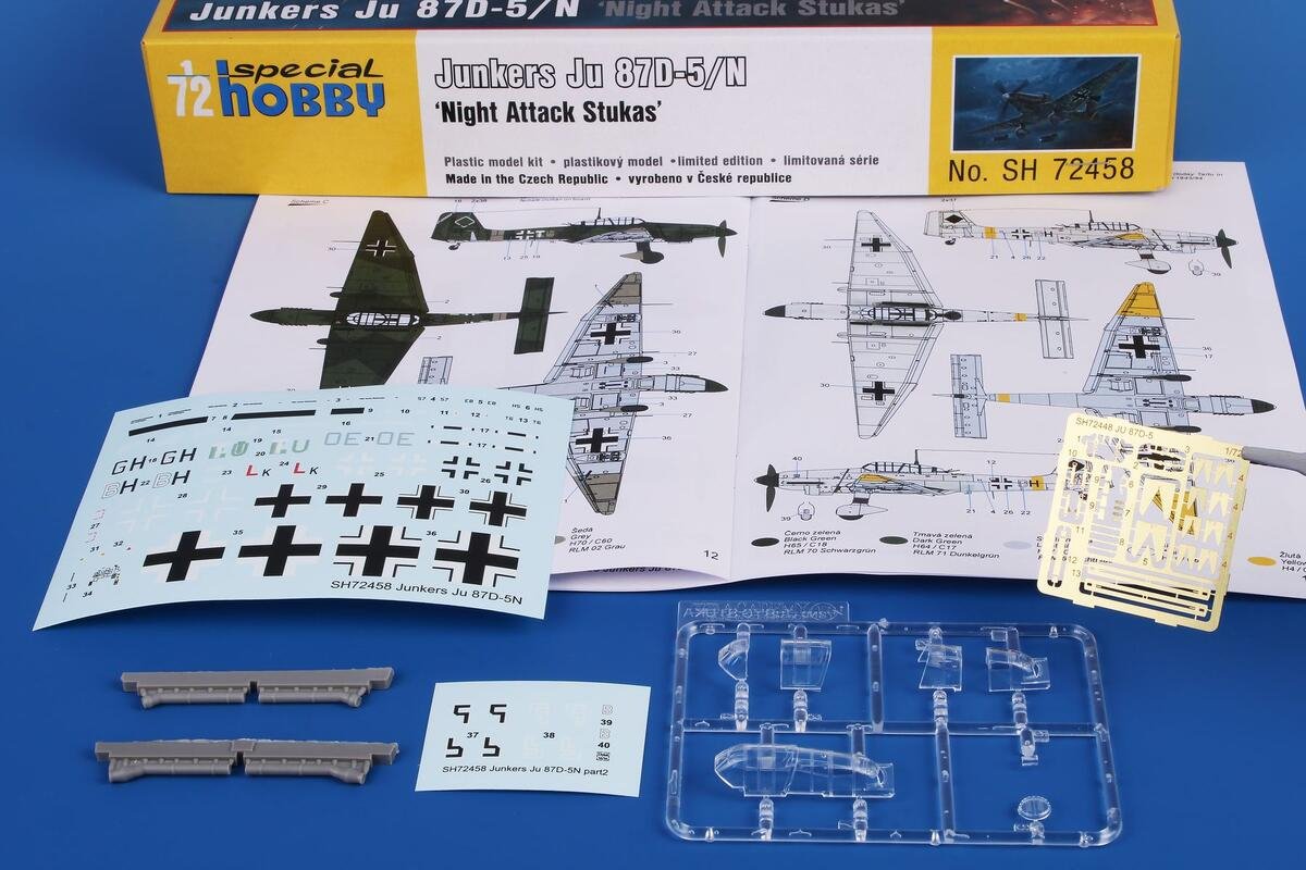 Special Hobby 72458 Junkers Ju 87D-5/N &amp;#39;Night Attack Stukas&amp;#39; 1/72 – imagen 3