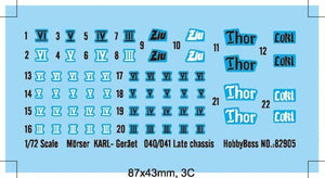 Hobby Boss 82905 Morser KARL-Geraet 040/041 Late version 1/72 – Bild 2