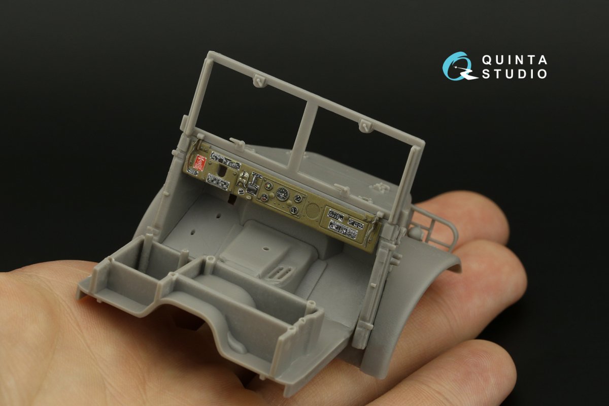 Quinta Studio QD35061 Dodge M37 3D-Printed &amp;amp; coloured Interior on decal paper (Roden) 1/35 – zdjęcie 10