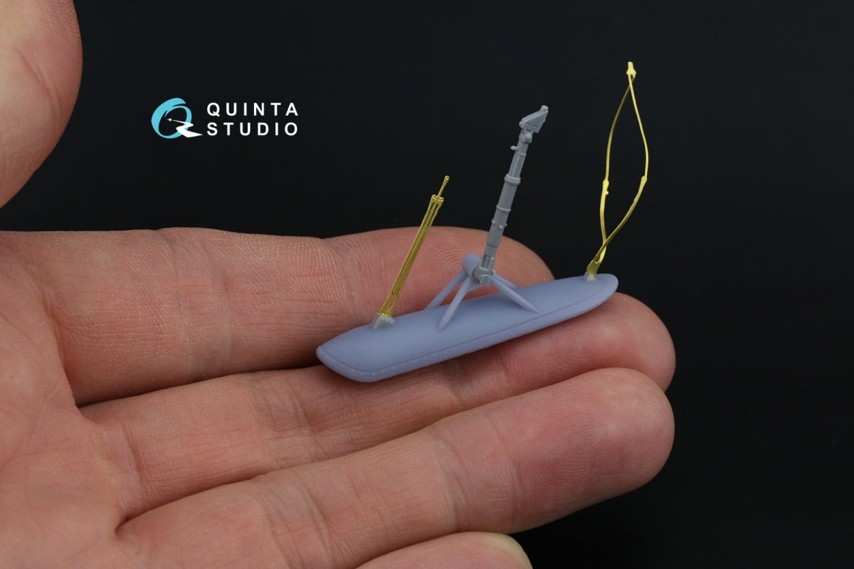 Quinta Studio QT48037 I-16 Ski landing gear (Non-retractable version) (all kits) 1/48 – imagen 4