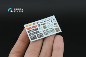 Quinta Studio QDS-35131 BM-30 Smerch 3D-Printed &amp;amp; coloured Interior on decal paper (Meng) (Small version) 1/35 – immagine 8