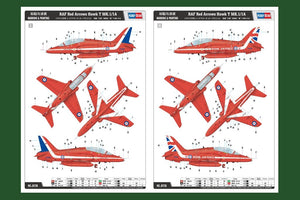 Hobby Boss 81738 RAF Red Arrows Hawk T MK.1/1A 1/48 – Bild 2