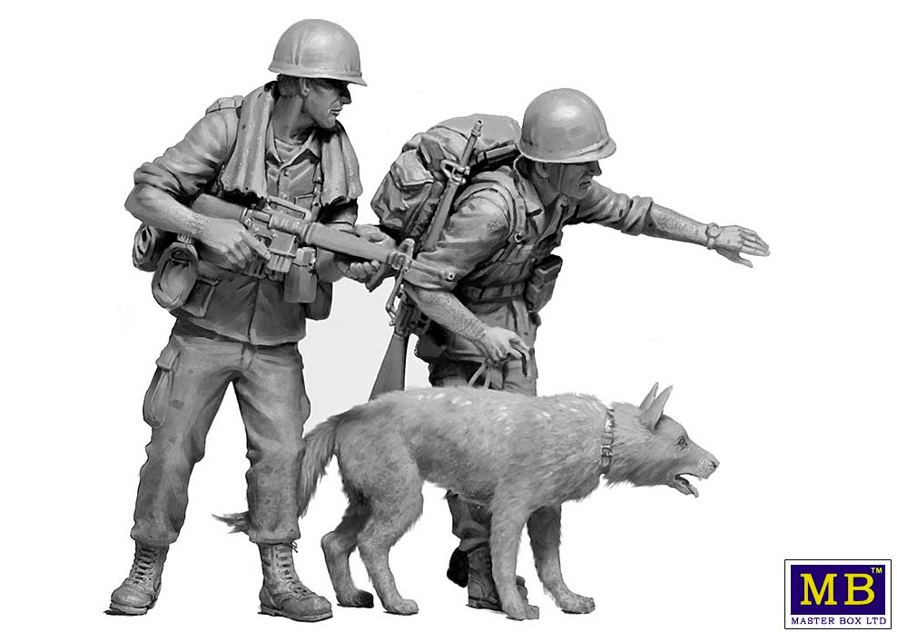 Master Box 35238 Dog Patrol Vietnam War Series 1/35 – imagen 5