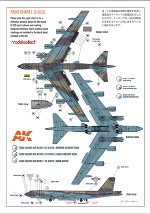 Maquette Modelcollect UA72212 Bombardier stratégique B-52 Stratofortress de l&amp;#39;USAF, nouvelle version, échelle 1/72 – image 4