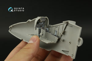 Quinta Studio QD32193 AV-8B Harrier II early 3D-Printed &amp;amp; coloured Interior on decal paper (Trumpeter) 1/32 – immagine 9
